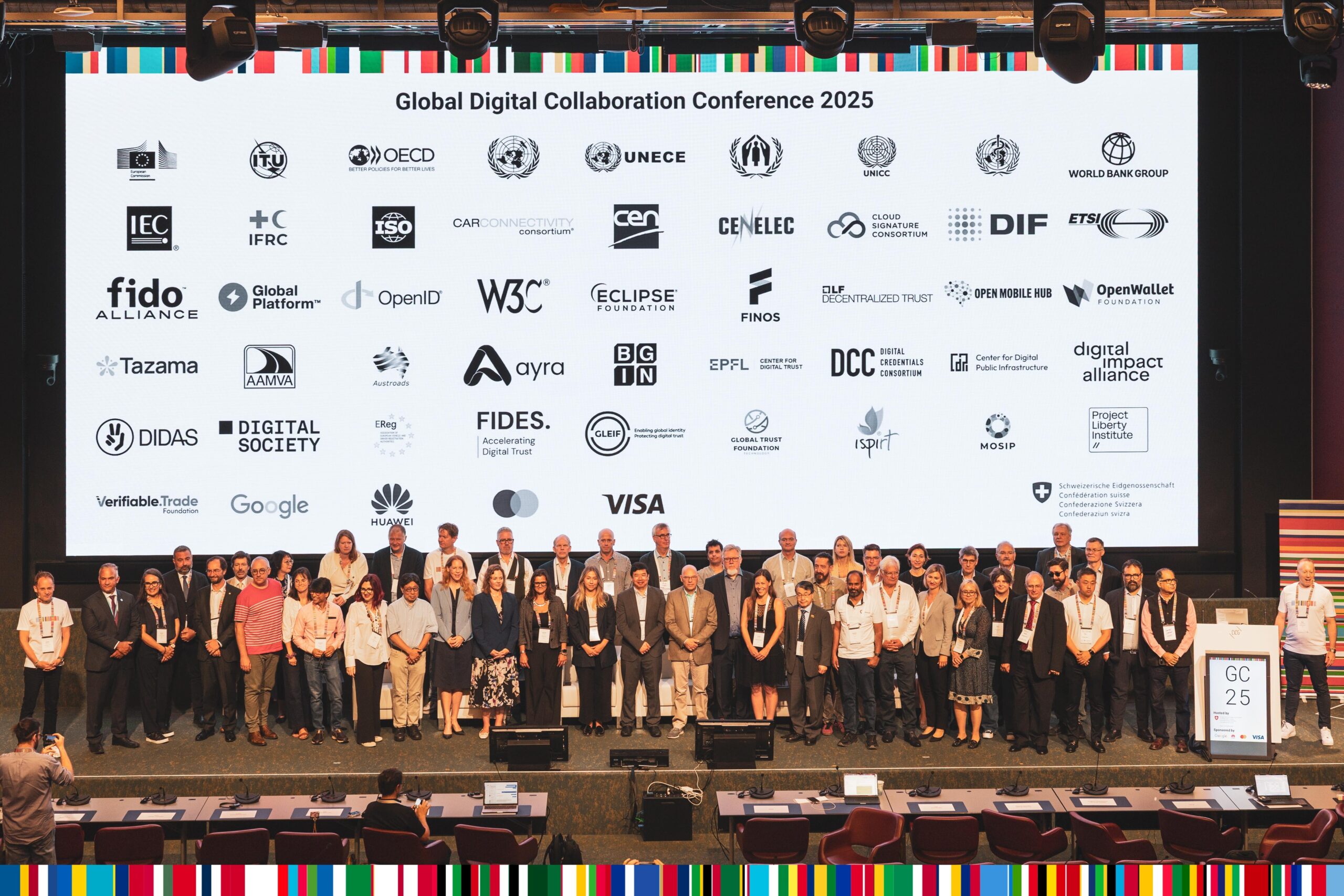 Project Liberty Institute participated in the Global Digital Collaboration Conference in Geneva, serving as an official co-organizer alongside the World Bank, ITU, European Commission, OECD, ISO, W3C, and other leading institutions. The conference convened over a thousand global stakeholders working to foster digital identity, credentials, and trusted infrastructure for everyone’s benefit and to foster open collaboration.