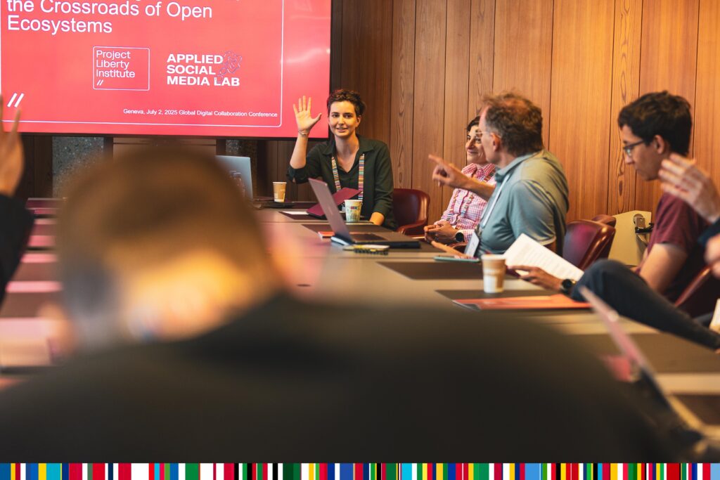 Project Liberty Institute's Sarah Nicole is leading a workshop and presenting about DSNP